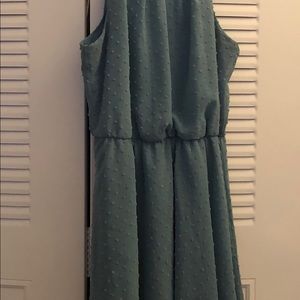 Lovely flowey teal dress from Francesca collection